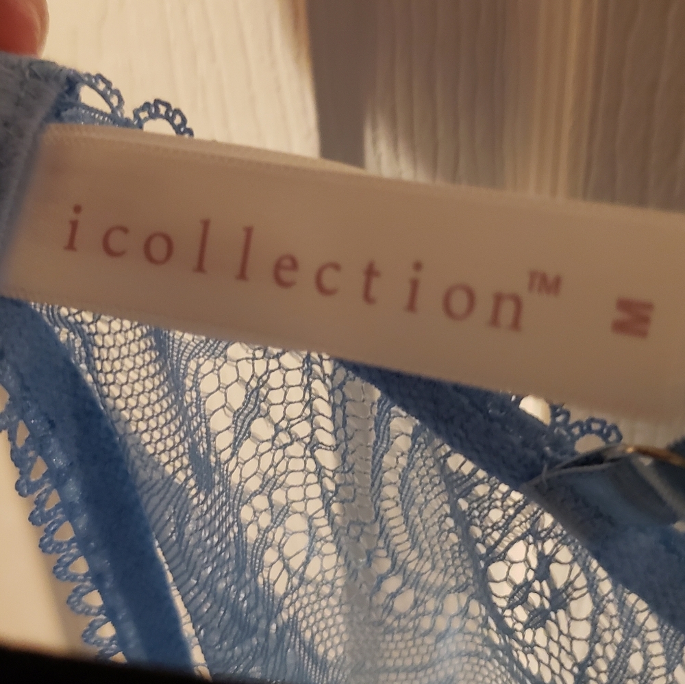 Light Blue Teddy Lingerie - Picture 2 of 3